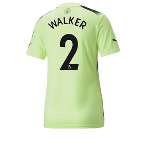Manchester City Kyle Walker #2 Tredje Tröja Dam 2022-23 Korta ärmar